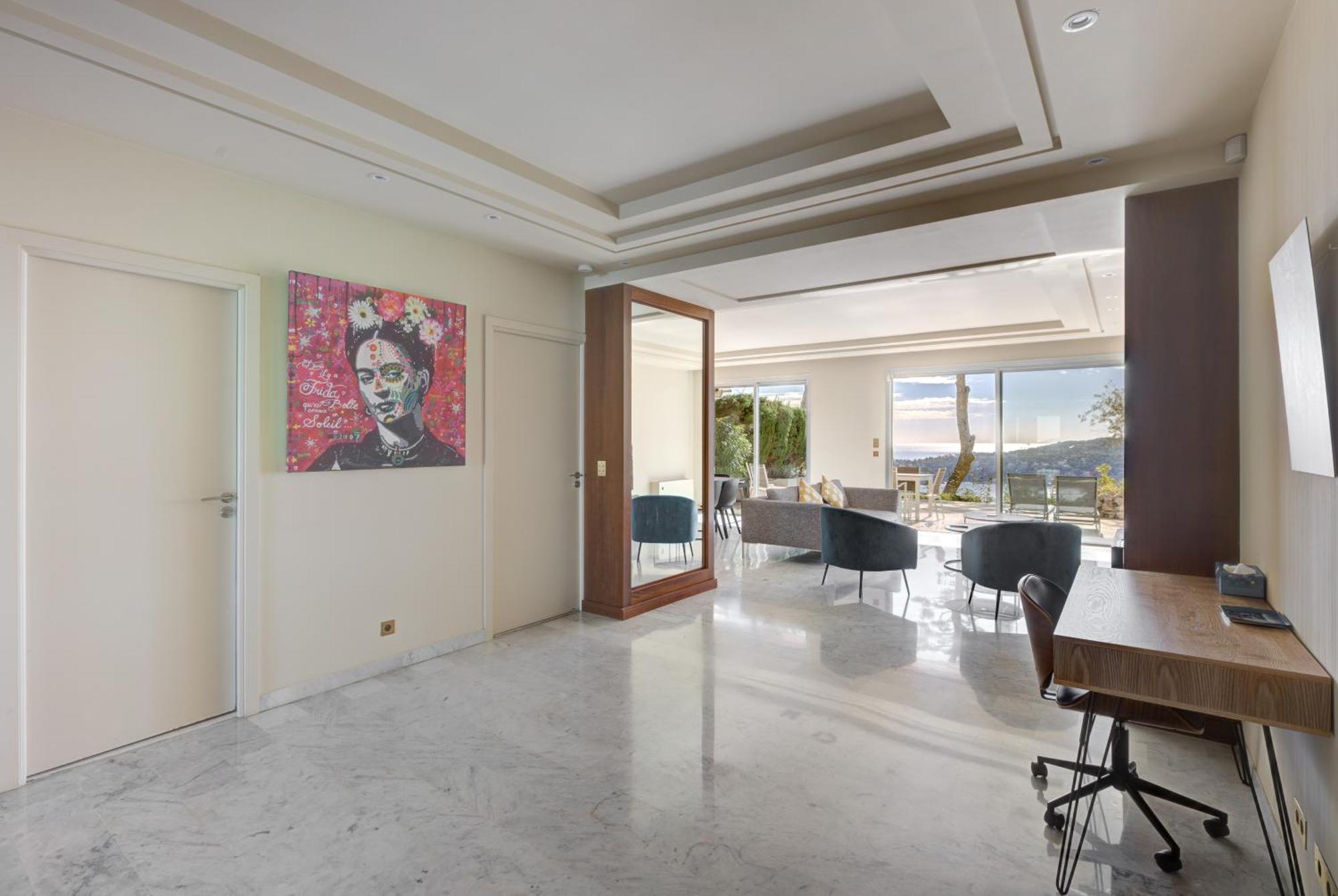 ヴィルフランシュ・シュル・メールGiant Terrace On A Stunning Viewアパートメント エクステリア 写真