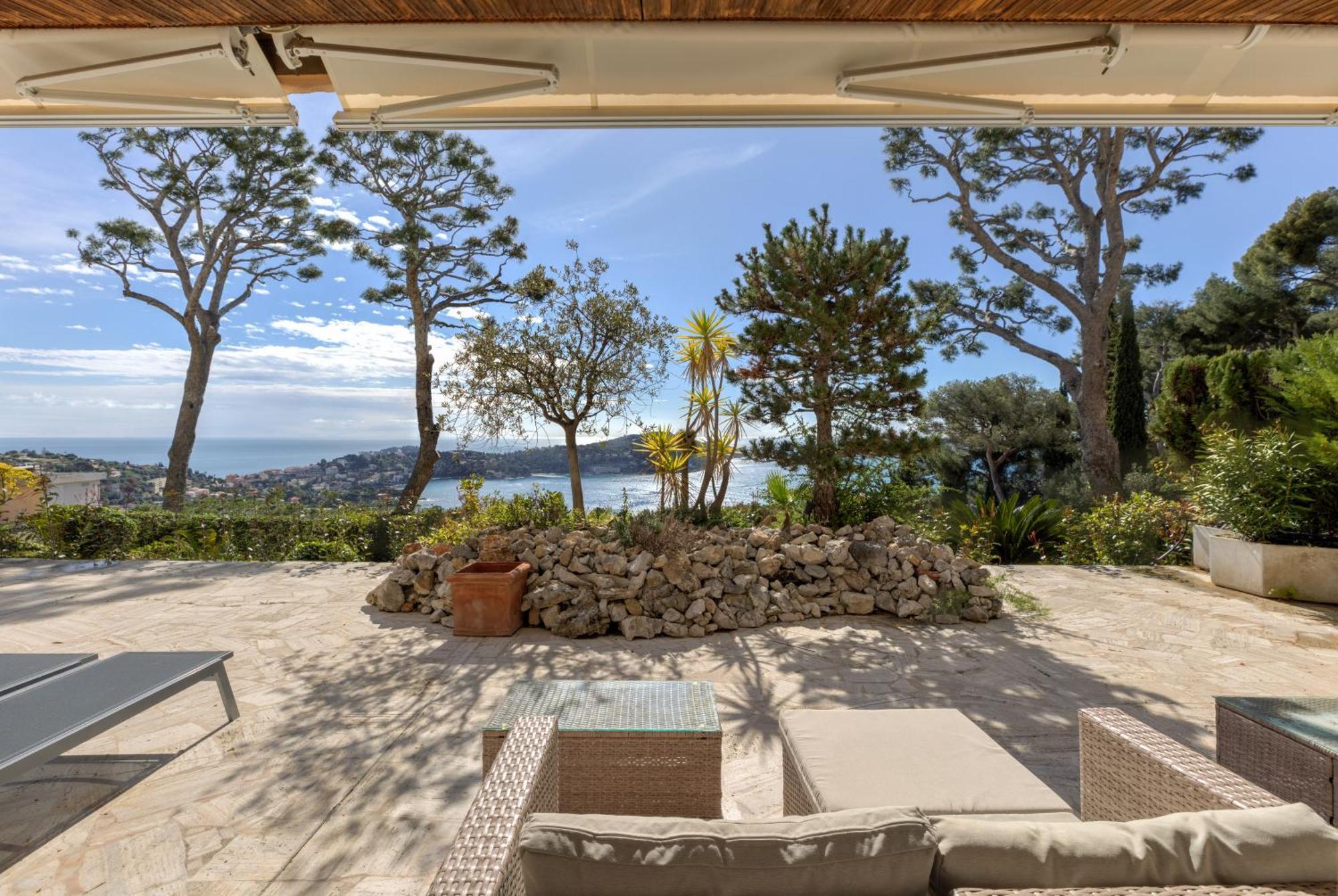 ヴィルフランシュ・シュル・メールGiant Terrace On A Stunning Viewアパートメント エクステリア 写真